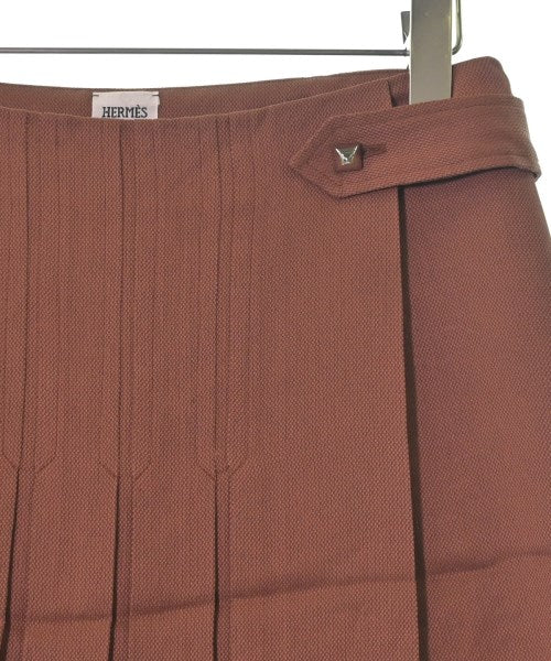 HERMES Knee length skirts