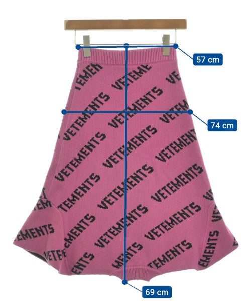 VETEMENTS Knee length skirts