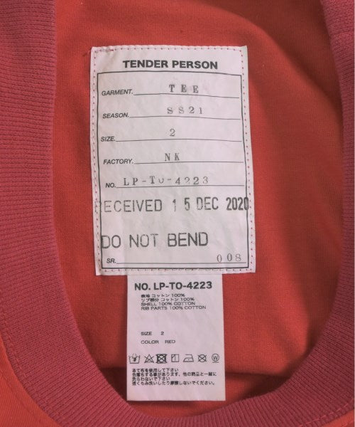 TENDER PERSON Tee Shirts/Tops